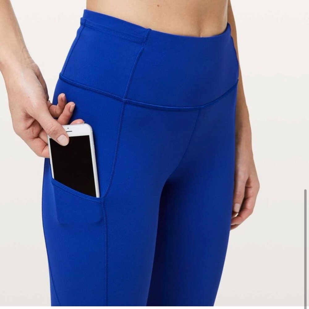 lululemon athletica Blue Leggings